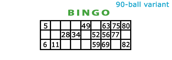bingo 90 ball