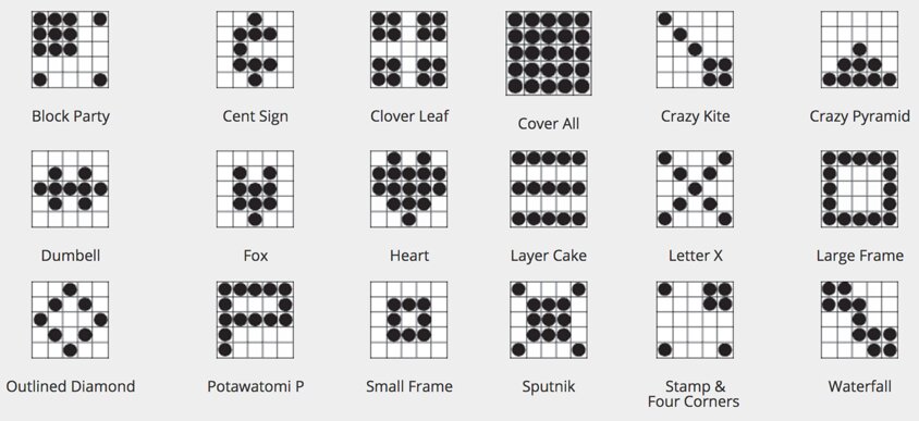 bingo patterns