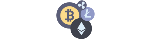 Cryptocurrency payment logo